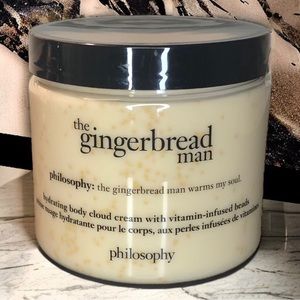 Philosophy The Gingerbread Man Hydrating Body Cloud Cream 16 oz. New Sea…